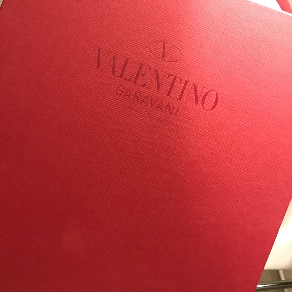 ✨VALENTINO❤️✨Metallic Leather & Cristal Pump NEW!! - Picture 3 of 6